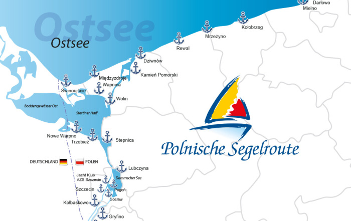 Polnische Segelroute