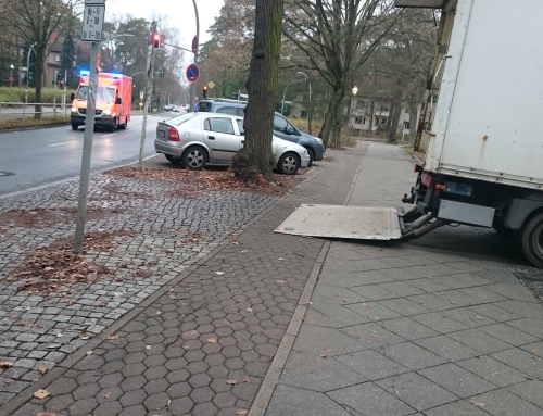 Neben der Strecke